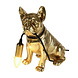 Melting Pot Tafellamp Bulldog Francis Goud 25x15x29cm Melting Pot Tafellamp Bulldog Francis Goud 25x15x29cm