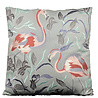 Diga Colmore Kussen Flamingo & Bloemen Grijs 50x50cm Diga Colmore Kussen Flamingo & Bloemen Grijs 50x50cm