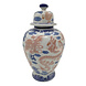 Melting Pot Pot met Deksel Chinees Blauw Wit Rood 48cm Melting Pot Pot met Deksel Chinees Blauw Wit Rood 48cm