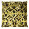 Diga Colmore Kussen Gold/Black Cotton 50x50cm Diga Colmore Kussen Gold/Black Cotton 50x50cm
