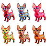 Pomme Pidou Spaarpot Chihuahua Cruz M H21cm in 6 Kleuren Pomme Pidou Spaarpot Chihuahua Cruz M H21cm in 6 Kleuren