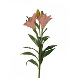 Colmore - Kunstbloem Roze Bloem Lily 88cm