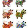 Pomme Pidou Spaarpot Poes Kiki H18cm in 6 kleuren Pomme Pidou Spaarpot Poes Kiki H18cm in 6 kleuren