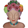 Melting Pot - Kandelaar Vrouw Fruit Multi 21x17x25cm Melting Pot - Kandelaar Vrouw Fruit Multi 21x17x25cm