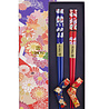 Melting Pot - Chopsticks met Strik opleggers (set/2) in kadodoos Melting Pot - Chopsticks met Strik opleggers (set/2) in kadodoos