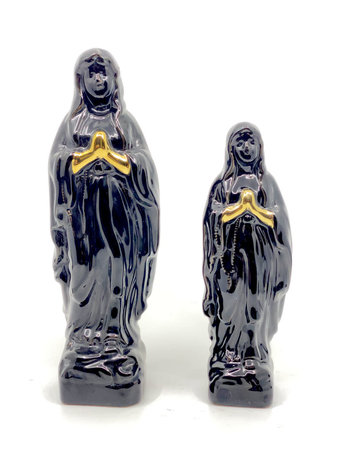 Melting Pot - Vaasje Maria Icon Zwart in 2 maten 17 en 20cm