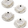 Pols Potten Theeservies Undressed Kop en Schotels (set/4) Pols Potten Theeservies Undressed Kop en Schotels (set/4)
