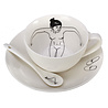 Pols Potten Theeservies Undressed Kop en Schotels (set/4) Pols Potten Theeservies Undressed Kop en Schotels (set/4)