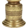 Melting Pot - Kandelaar Luipaard Goud Resin 11x12x36cm Melting Pot - Kandelaar Luipaard Goud Resin 11x12x36cm