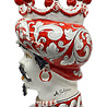 Melting Pot - Testa di Moro Prins Wit met Rood Keramiek 43cm Melting Pot - Testa di Moro Prins Wit met Rood Keramiek 43cm