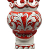 Melting Pot - Testa di Moro Prinses Wit met Rood Keramiek 43cm Melting Pot - Testa di Moro Prinses Wit met Rood Keramiek 43cm