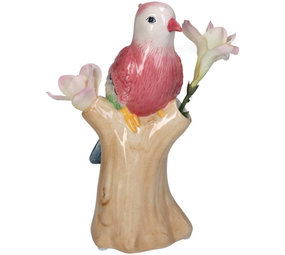 Melting Pot - Vaasje met Vogel op Tak Dolomiet H20cm Melting Pot - Vaasje met Vogel op Tak Dolomiet H20cm