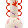 Que Rico Vaas Tomas Funky Fiesta Wit L16xW16xH29,5cm Que Rico Vaas Tomas Funky Fiesta Wit L16xW16xH29,5cm