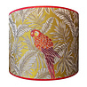 Melting Pot Lampenkap Guyane Goud/Geel met Roze Papegaai 2 Maten Melting Pot Lampenkap Guyane Goud/Geel met Roze Papegaai 2 Maten