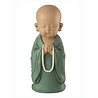 Melting Pot - Beeldje Monnik Biddend Groen H32cm Melting Pot - Beeldje Monnik Biddend Groen H32cm
