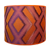 Melting Pot Lampenkap Oranje/Paars Ruit 30x25cm Melting Pot Lampenkap Oranje/Paars Ruit 30x25cm