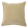 Kussen Velours Katoen Zand 45x45cm Kussen Velours Katoen Zand 45x45cm
