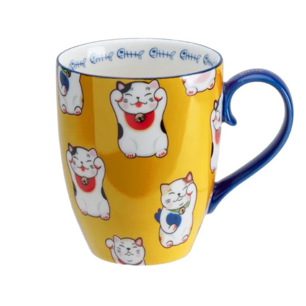 Melting Pot - Mok Kawaii Lucky Cat 380ml in Div. Kleuren Melting Pot - Mok Kawaii Lucky Cat 380ml in Div. Kleuren