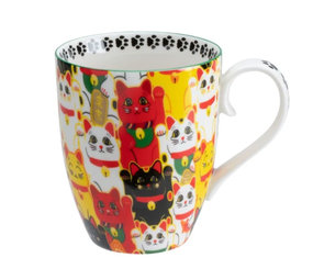 Melting Pot - Mok Kawaii Lucky Cat 380ml in Div. Kleuren Melting Pot - Mok Kawaii Lucky Cat 380ml in Div. Kleuren