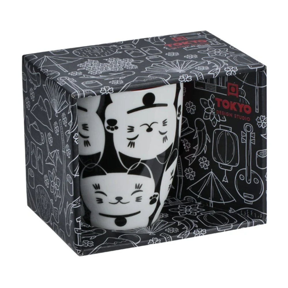 Melting Pot - Mok Kawaii Lucky Cat 380ml in Div. Kleuren Melting Pot - Mok Kawaii Lucky Cat 380ml in Div. Kleuren