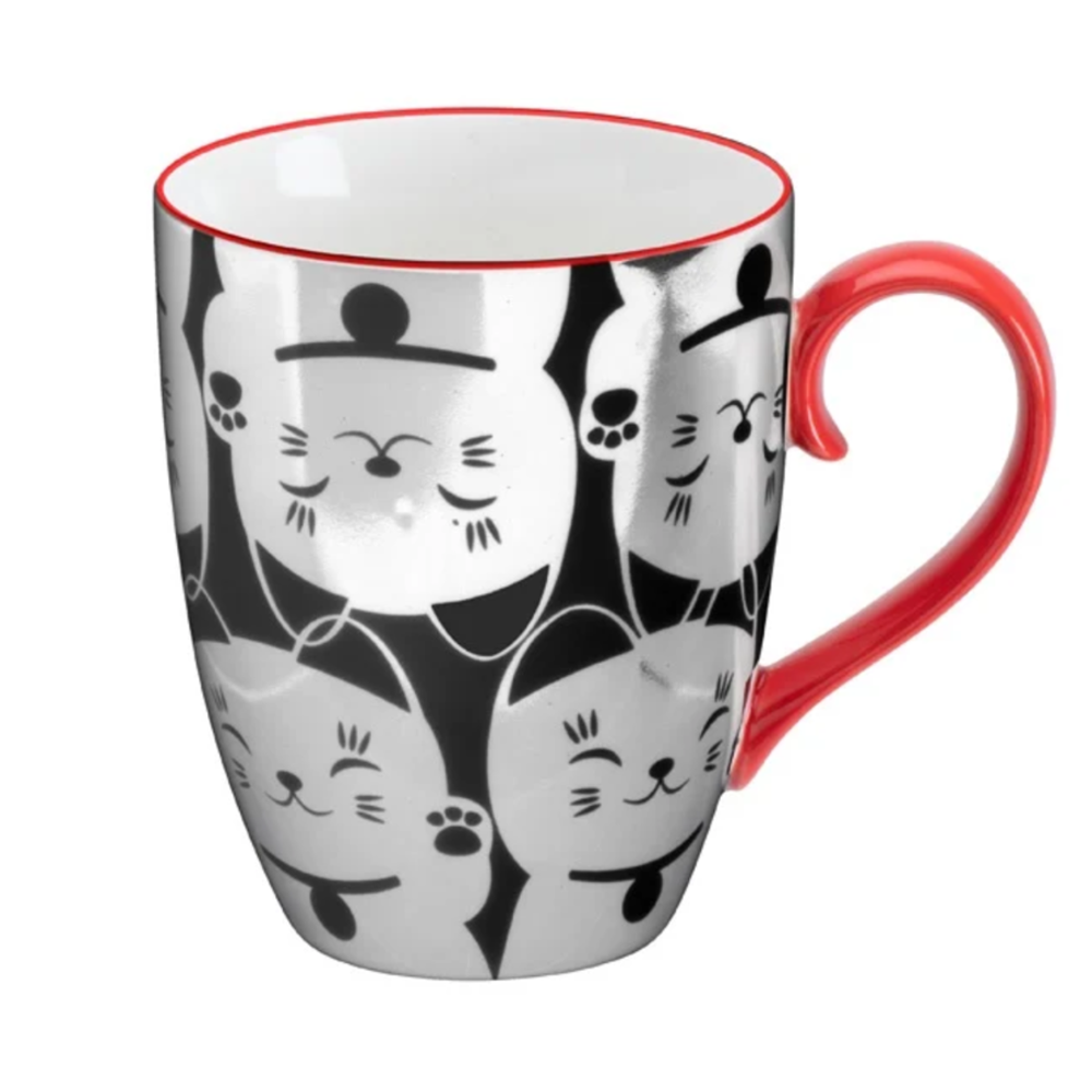 Melting Pot - Mok Kawaii Lucky Cat 380ml in Div. Kleuren Melting Pot - Mok Kawaii Lucky Cat 380ml in Div. Kleuren