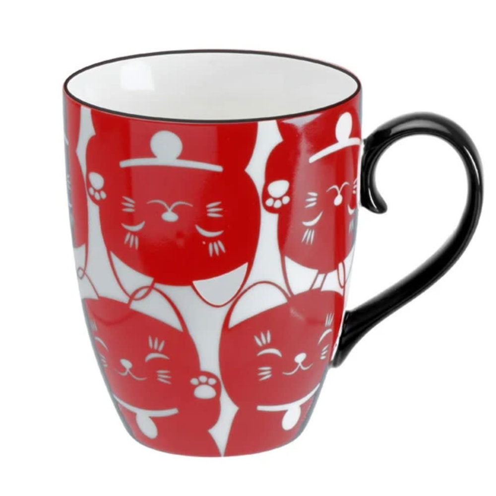 Melting Pot - Mok Kawaii Lucky Cat 380ml in Div. Kleuren Melting Pot - Mok Kawaii Lucky Cat 380ml in Div. Kleuren