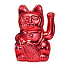 Donkey Lucky Cat / Maneki Neko Shiny Red 15cm in luxe doos Donkey Lucky Cat / Maneki Neko Shiny Red 15cm in luxe doos