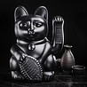 Donkey - Lucky Cat / Maneki Neko Black XL 30cm Donkey - Lucky Cat / Maneki Neko Black XL 30cm