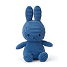 Nijntje / Miffy Nijntje Zittend Corduroy Kobalt Blauw 23cm Nijntje / Miffy Nijntje Zittend Corduroy Kobalt Blauw 23cm