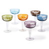Pols Potten Champagneglazen Coupe Peony Multicolor 15cm (set/6) Pols Potten Champagneglazen Coupe Peony Multicolor 15cm (set/6)