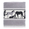 Bunzlau Castle Handdoek Paarden Grijs 53x60cm Bunzlau Castle Handdoek Paarden Grijs 53x60cm
