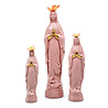 Atelier Saf Maria Vaasjes Roze met 24K Gouden Handjes in 4 maten Atelier Saf Maria Vaasjes Roze met 24K Gouden Handjes in 4 maten