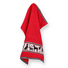Bunzlau Castle Handdoek Honden Rood 53x60cm Bunzlau Castle Handdoek Honden Rood 53x60cm
