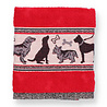 Bunzlau Castle Handdoek Honden Rood 53x60cm Bunzlau Castle Handdoek Honden Rood 53x60cm