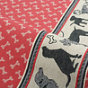 Bunzlau Castle Theedoek Honden Rood 65x65cm Bunzlau Castle Theedoek Honden Rood 65x65cm