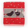 Bunzlau Castle Handdoek Kippen Rood 53x60cm Bunzlau Castle Handdoek Kippen Rood 53x60cm