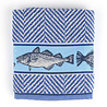 Bunzlau Castle Handdoek Vissen Koninklijk Blauw 53x60cm Bunzlau Castle Handdoek Vissen Koninklijk Blauw 53x60cm
