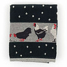 Bunzlau Castle Handdoek Kippen Zwart 53x60cm Bunzlau Castle Handdoek Kippen Zwart 53x60cm