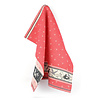 Bunzlau Castle Theedoek Vogels Rood 65x65cm Bunzlau Castle Theedoek Vogels Rood 65x65cm