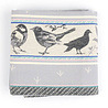 Bunzlau Castle Theedoek Vogels Grijs 65x65cm Bunzlau Castle Theedoek Vogels Grijs 65x65cm