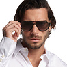 Okkia Zonnebril Alessio Camo Soft Touch Havana Green Gradient Lens OK021-KH Okkia Zonnebril Alessio Camo Soft Touch Havana Green Gradient Lens OK021-KH