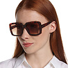 Okkia Zonnebril Alessia Classic Havana Soft Touch Brown Gradient Lens OK027-CH Okkia Zonnebril Alessia Classic Havana Soft Touch Brown Gradient Lens OK027-CH