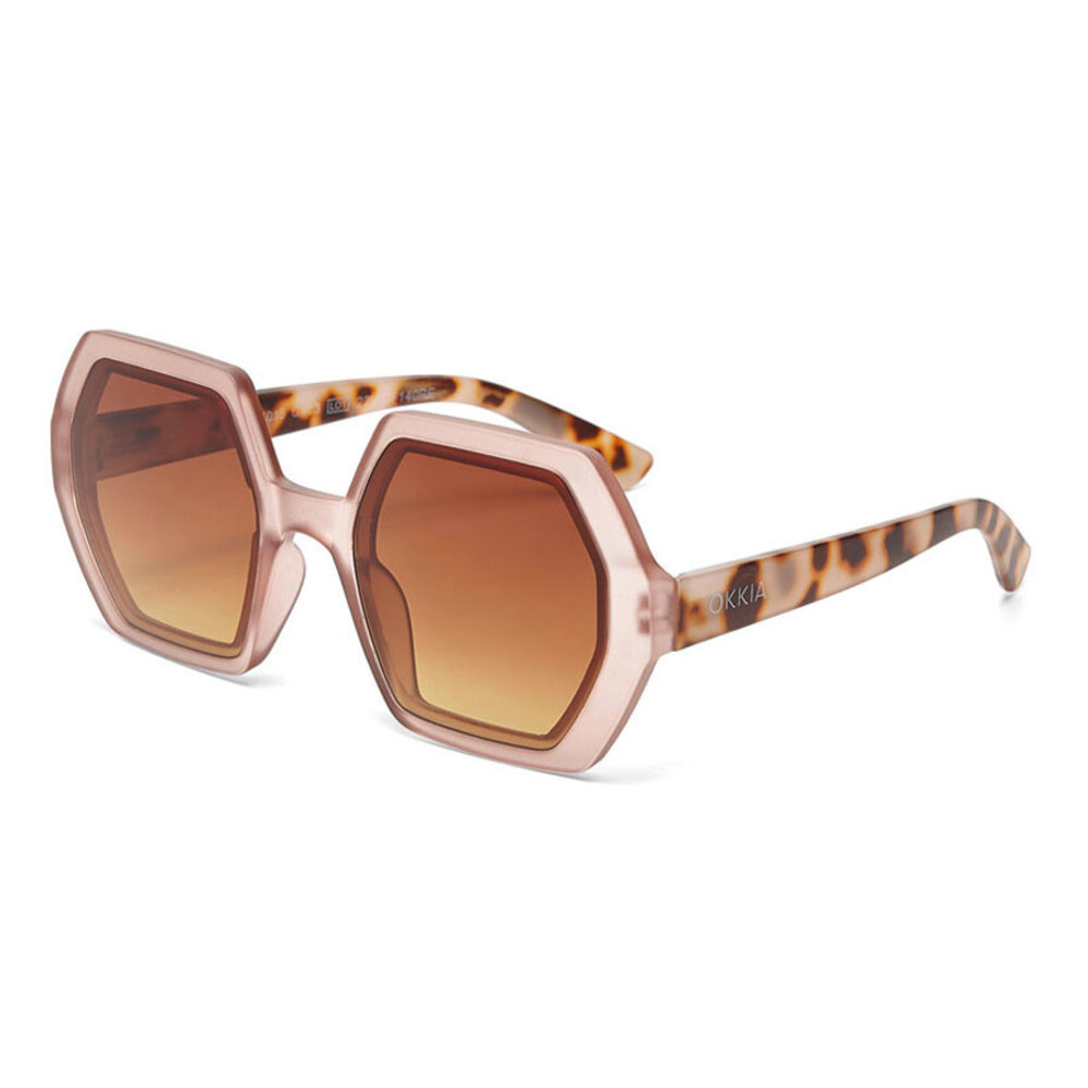 Okkia - Zonnebril EMMA Hexagon Pink Havana OK015-PH