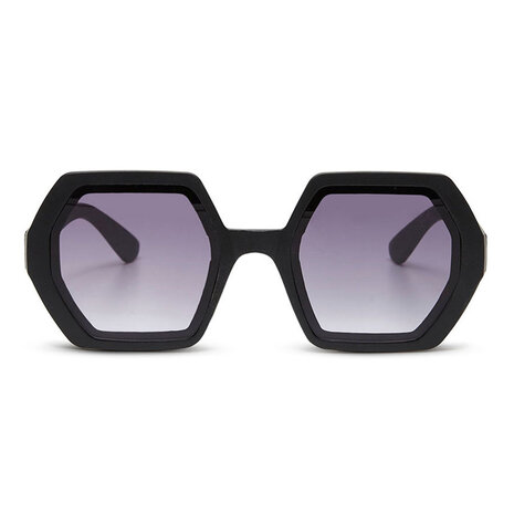 Okkia - Zonnebril EMMA Hexagon Black OK015-BK