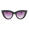 Okkia Zonnebril Claudia Big Cat Eye Zwart OK013-BK Okkia Zonnebril Claudia Big Cat Eye Zwart OK013-BK