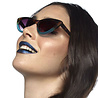 Okkia ZonnebrilAdriana Small Cat Eye Havana Blauw OK011-HB Okkia ZonnebrilAdriana Small Cat Eye Havana Blauw OK011-HB