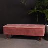 Melting Pot - Bankje Baroque Roze met Opbergruimte 42x120x42cm Melting Pot - Bankje Baroque Roze met Opbergruimte 42x120x42cm