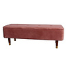 Melting Pot - Bankje Baroque Roze met Opbergruimte 42x120x42cm Melting Pot - Bankje Baroque Roze met Opbergruimte 42x120x42cm