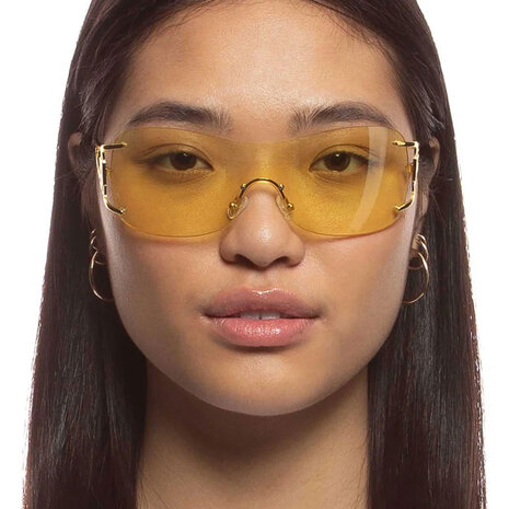Le Specs - Zonnebril Le Fame Bright Gold Yellow Tint Flash Mirror Lens  LSP2352169 Le Specs - Zonnebril Le Fame Bright Gold Yellow Tint Flash Mirror Lens  LSP2352169