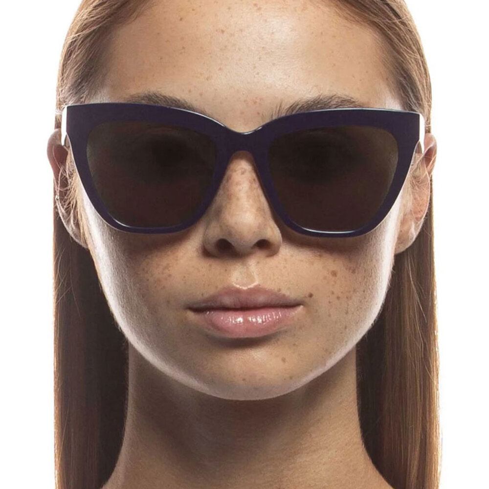 Le Specs - Zonnebril Le Sustain Enthusiplastic Midnight Navy Green Mono Lens LSU222956